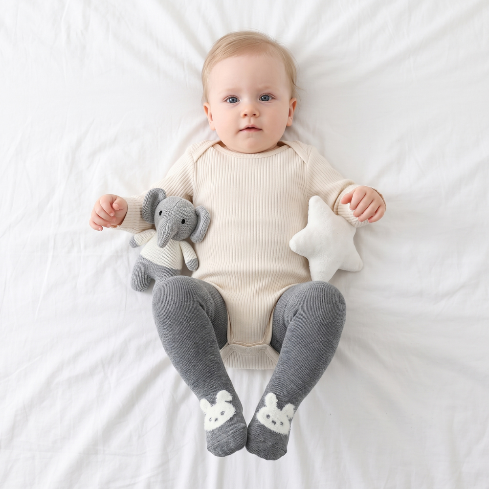 Little Manta Poppy Baby Girl Tights