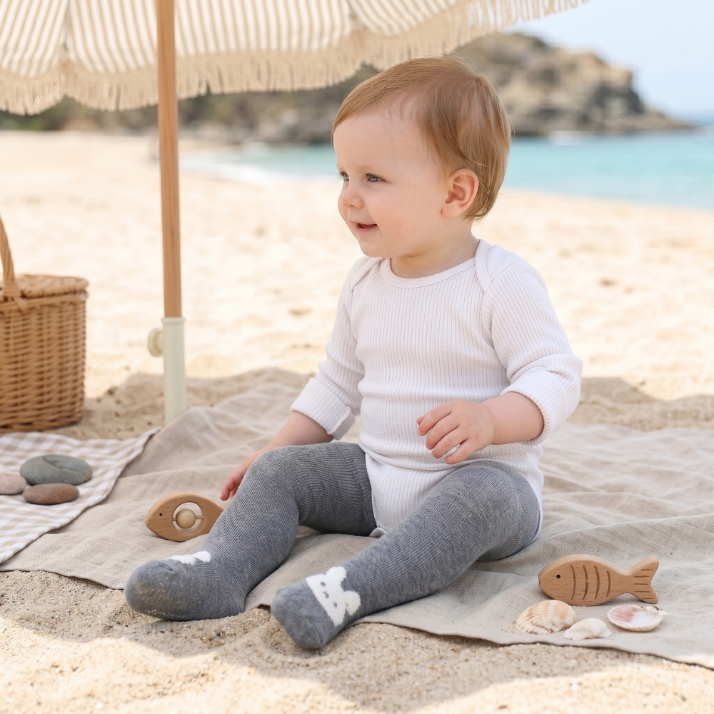 Little Manta Poppy Baby Girl Tights