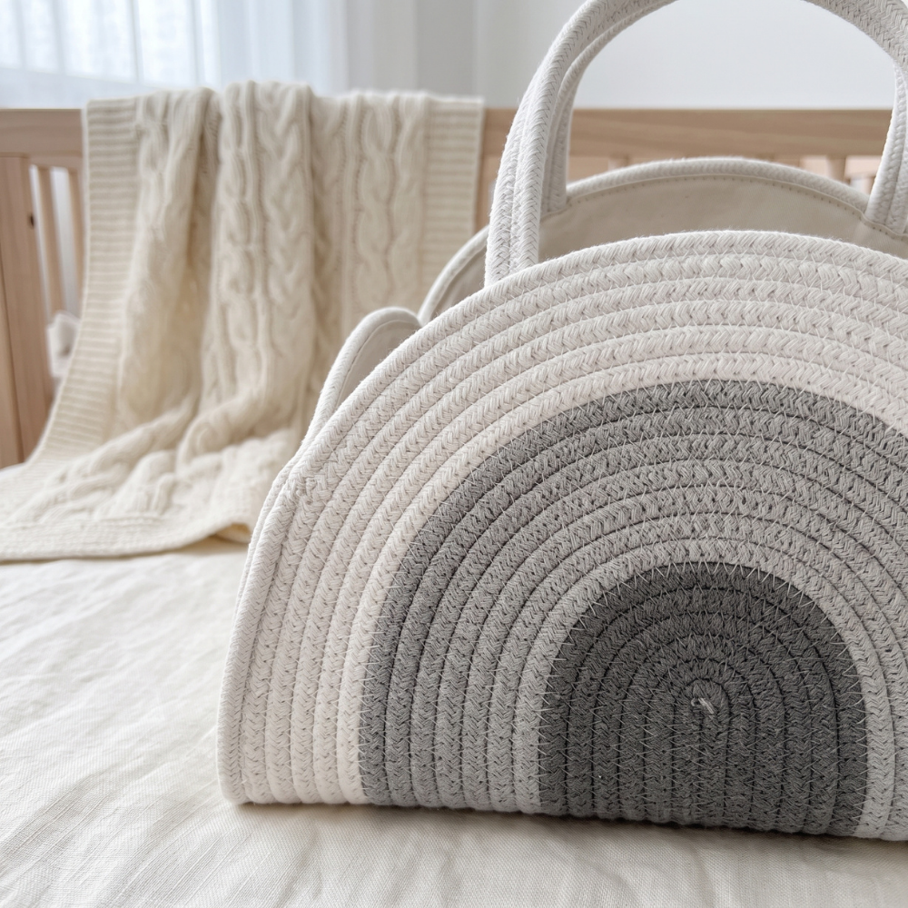 Little Manta Woven Baby Diaper Caddy