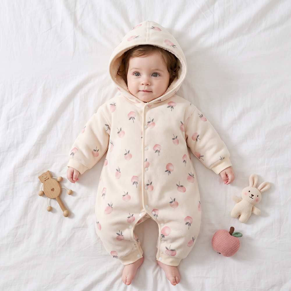 Little Manta Baby Fleece Romper