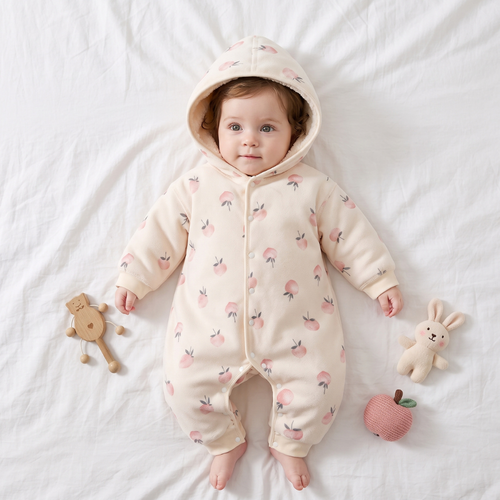 Little Manta Baby Fleece Romper