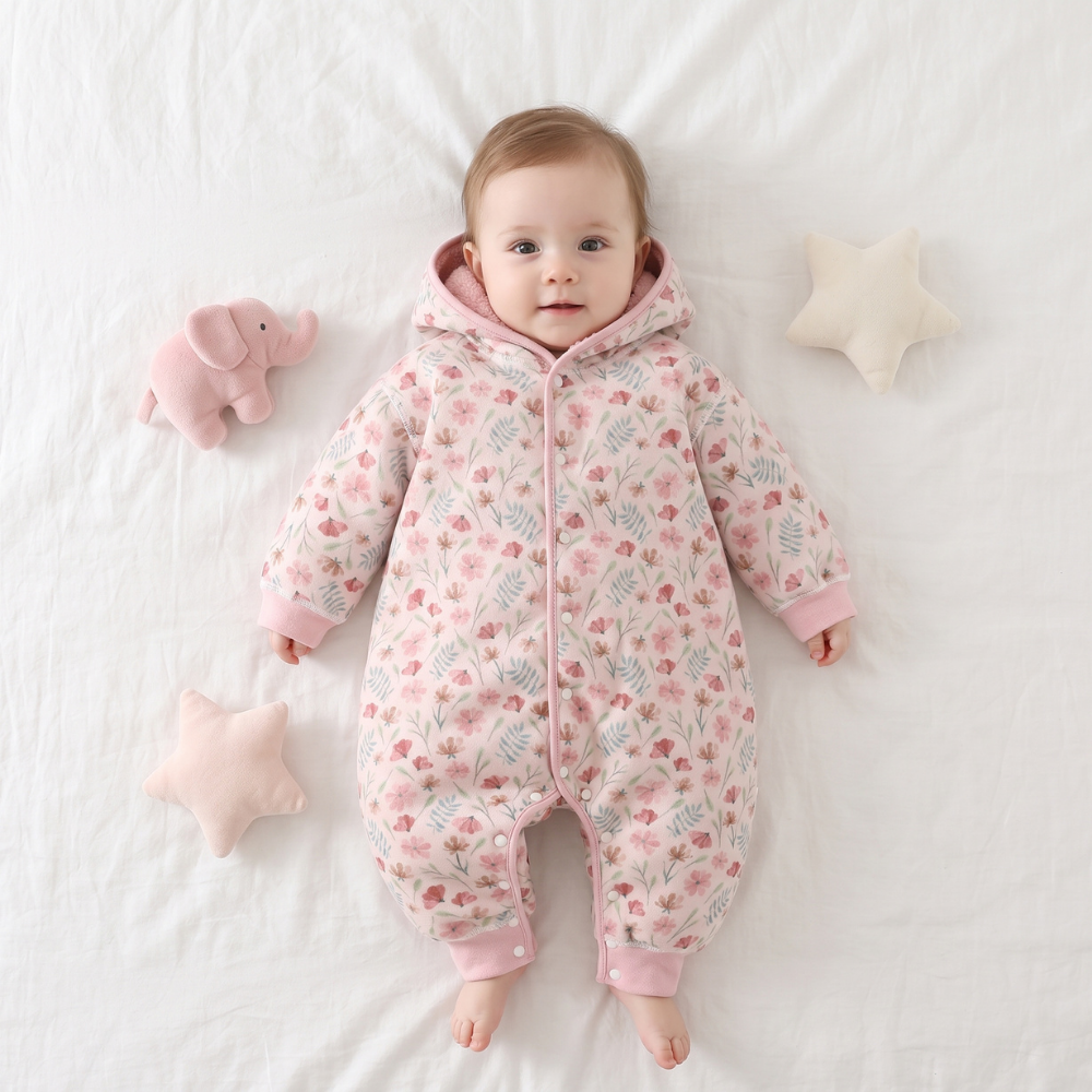 Little Manta Baby Fleece Romper