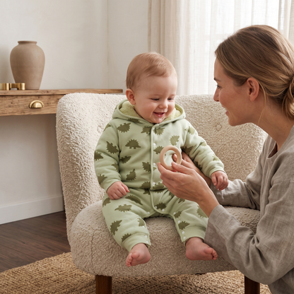 Little Manta Baby Fleece Romper