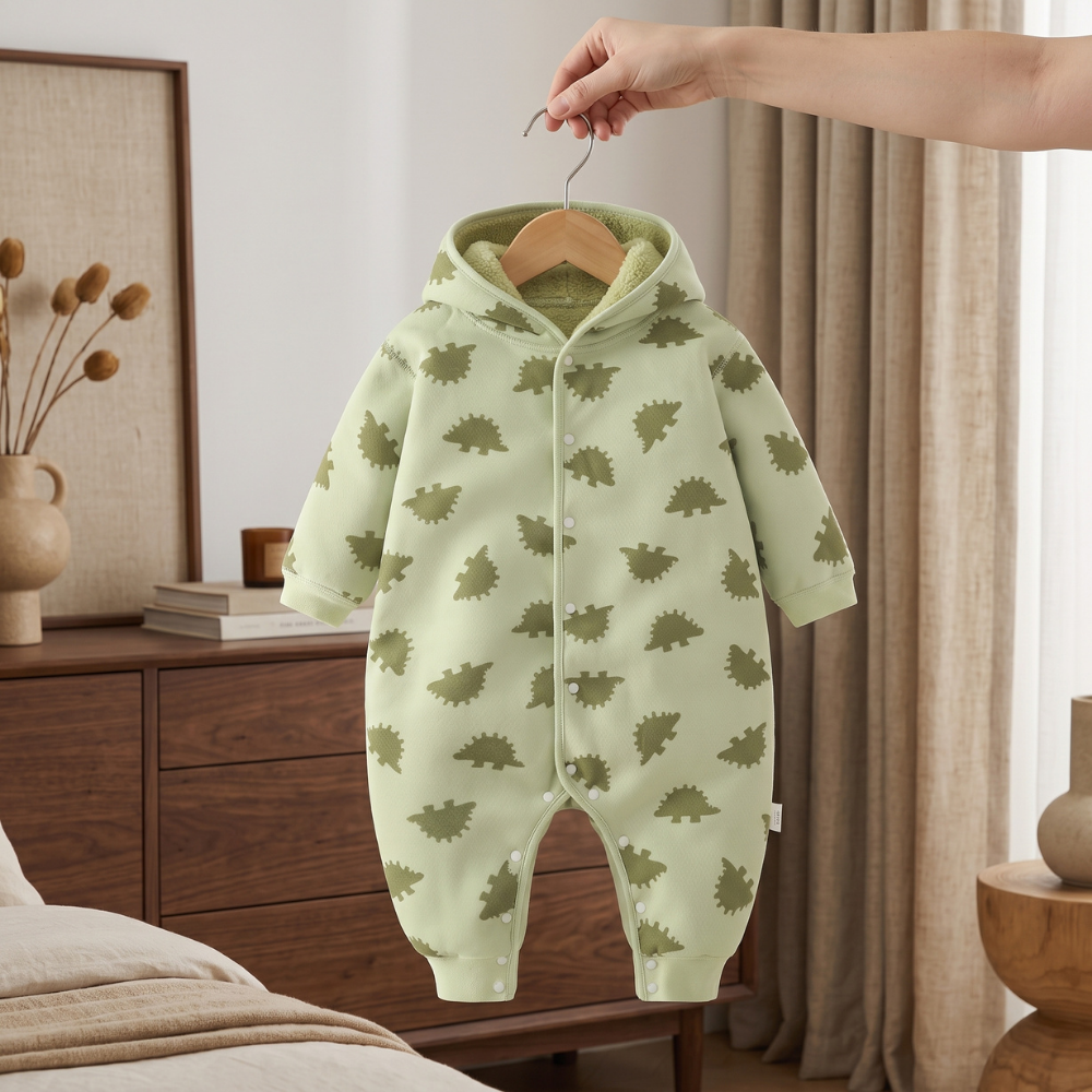 Little Manta Baby Fleece Romper