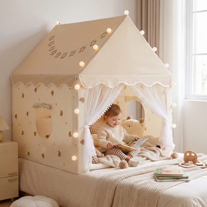 Little Manta Castle Kids Bed Tent