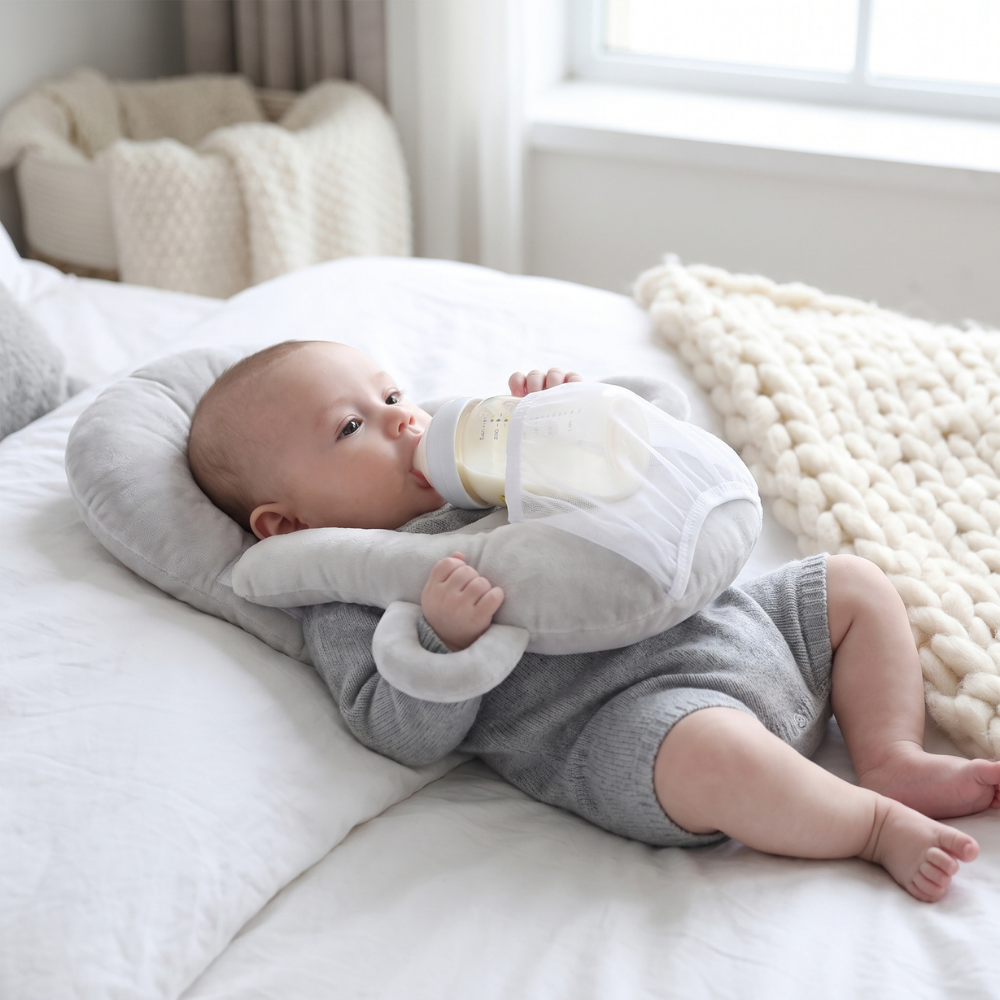 Little Manta Cushy Baby Feeding Pillow