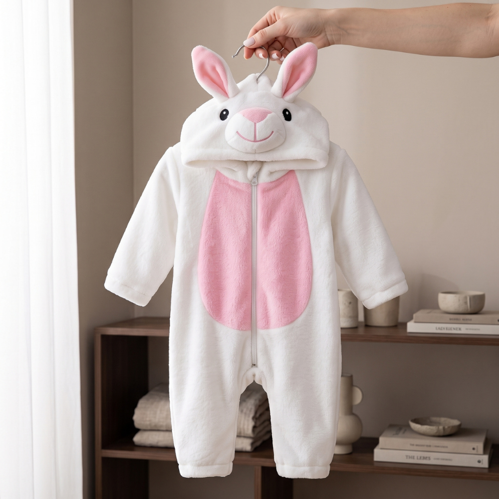 Little Manta Cocoa Baby Animal Onesie