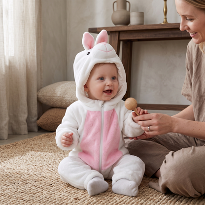 Little Manta Cocoa Baby Animal Onesie