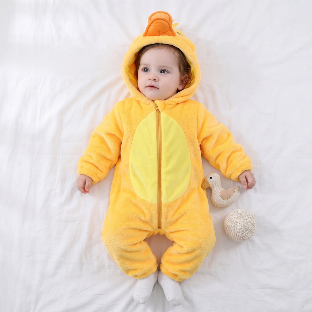 Little Manta Cocoa Baby Animal Onesie