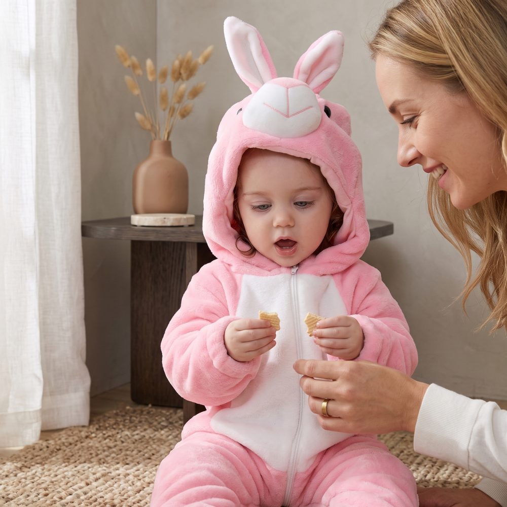 Little Manta Cocoa Baby Animal Onesie
