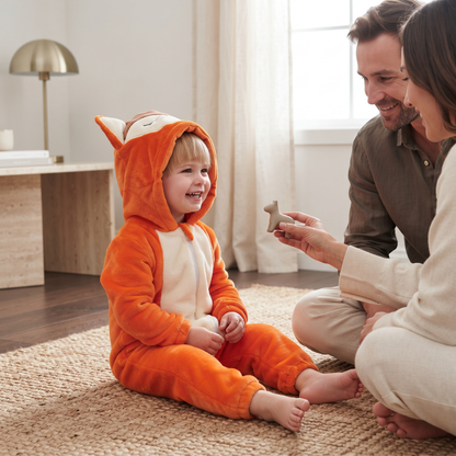 Little Manta Critter Toddler Hooded Onesie