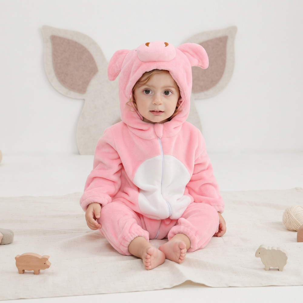 Little Manta Critter Toddler Hooded Onesie