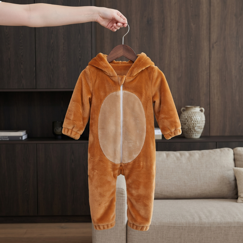 Little Manta Critter Toddler Hooded Onesie