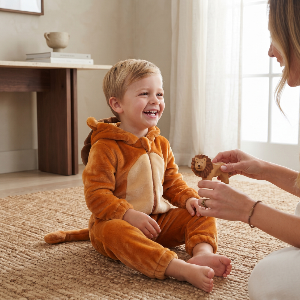 Little Manta Critter Toddler Hooded Onesie