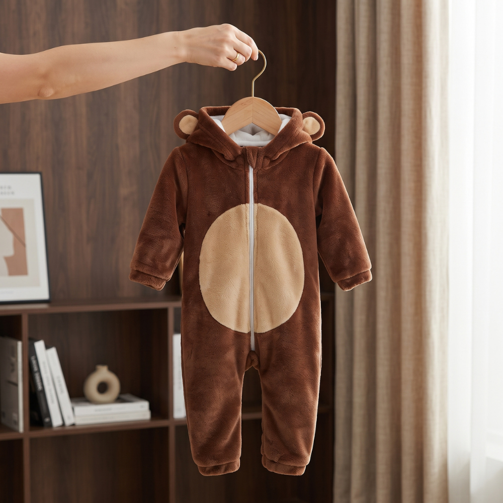 Little Manta Critter Toddler Hooded Onesie