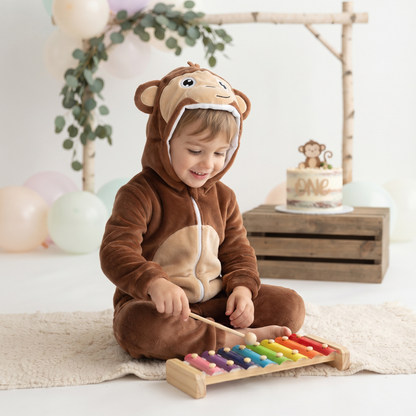 Little Manta Critter Toddler Hooded Onesie