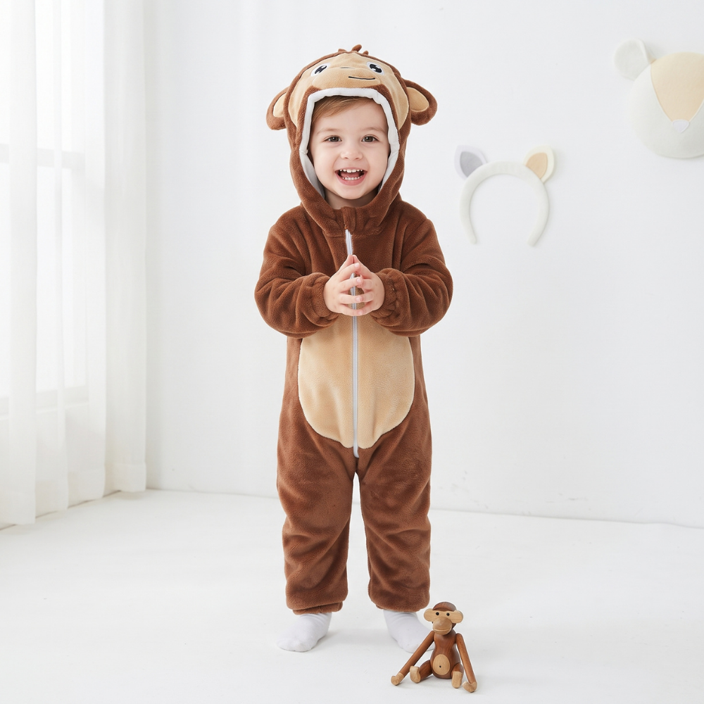 Little Manta Critter Toddler Hooded Onesie