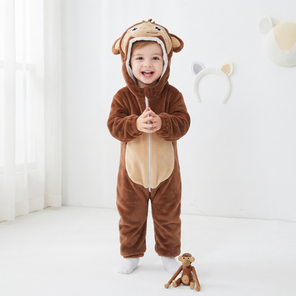 Little Manta Critter Toddler Hooded Onesie