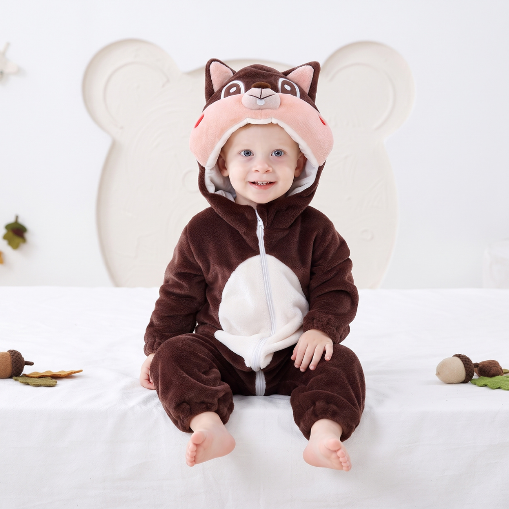 Little Manta Critter Toddler Hooded Onesie