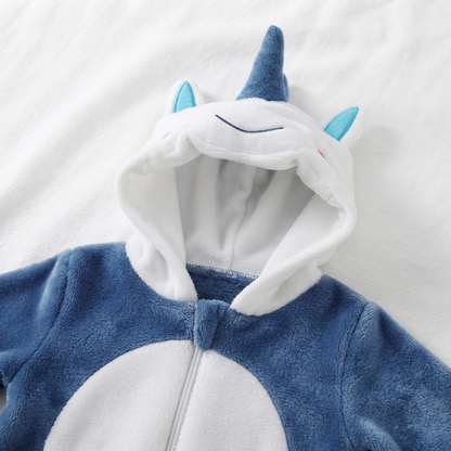 Little Manta Critter Toddler Hooded Onesie