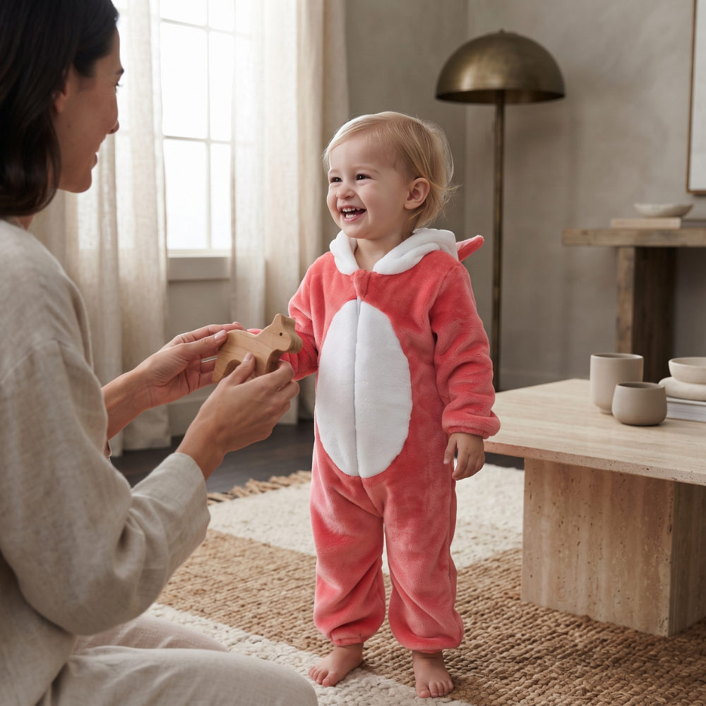 Little Manta Critter Toddler Hooded Onesie
