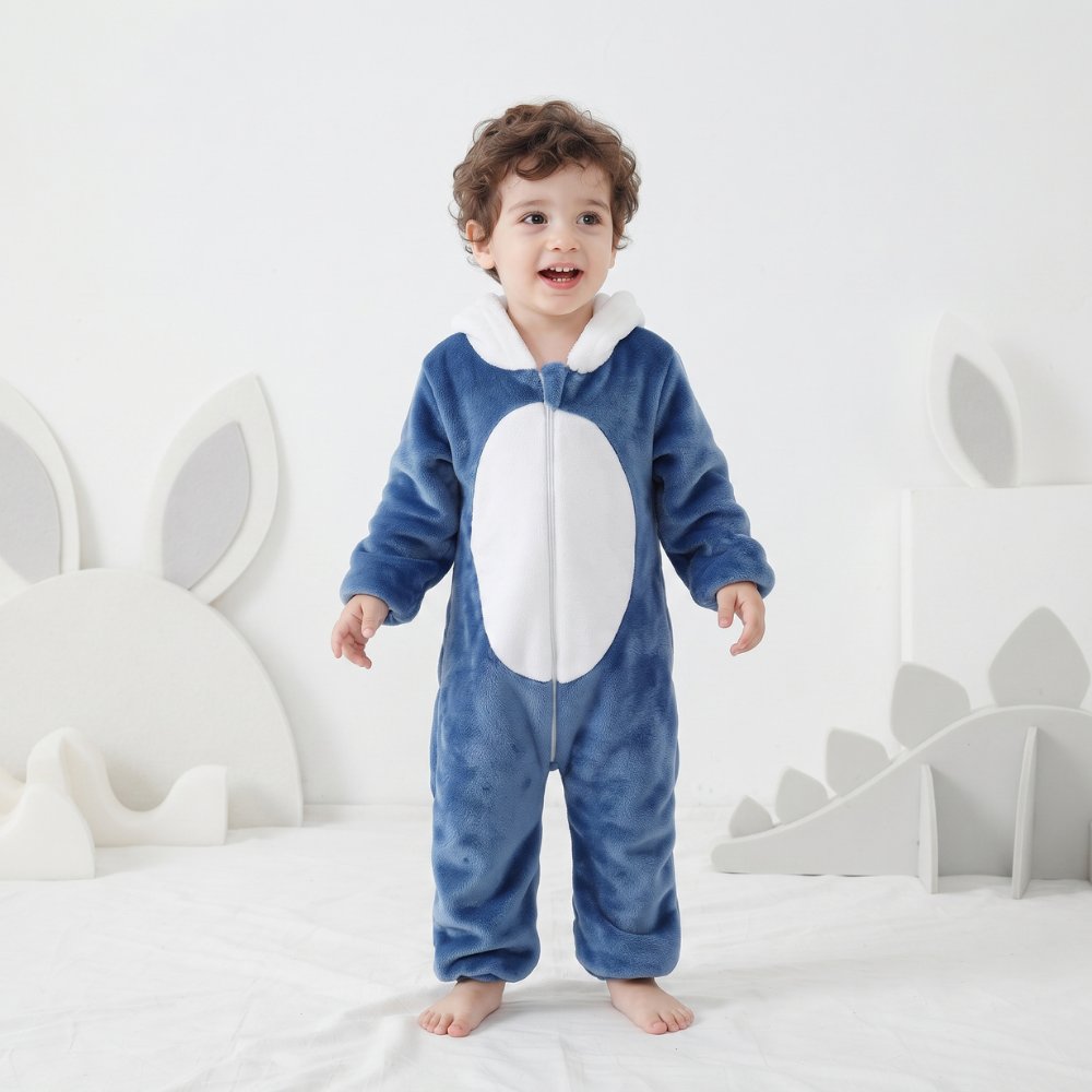 Little Manta Critter Toddler Hooded Onesie