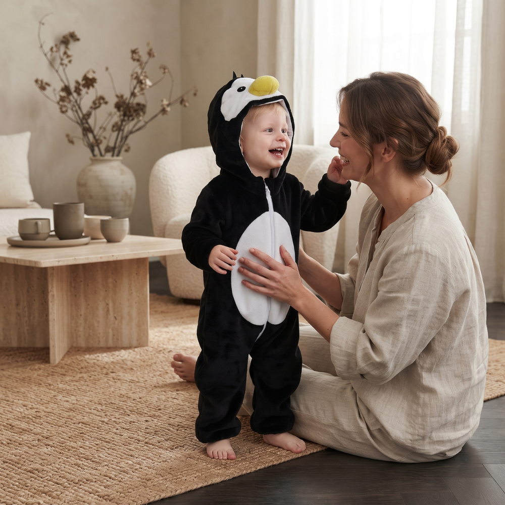Little Manta Critter Toddler Hooded Onesie