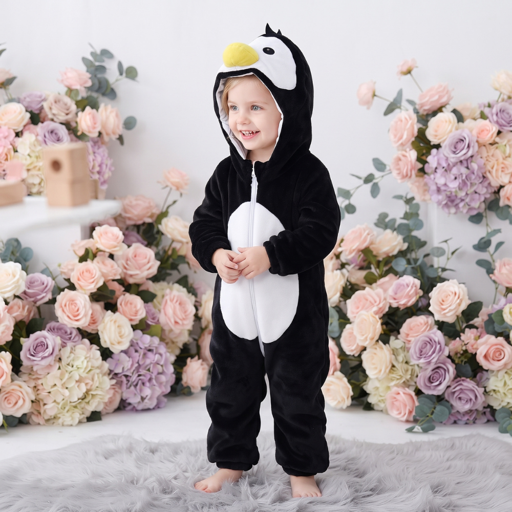 Little Manta Critter Toddler Hooded Onesie
