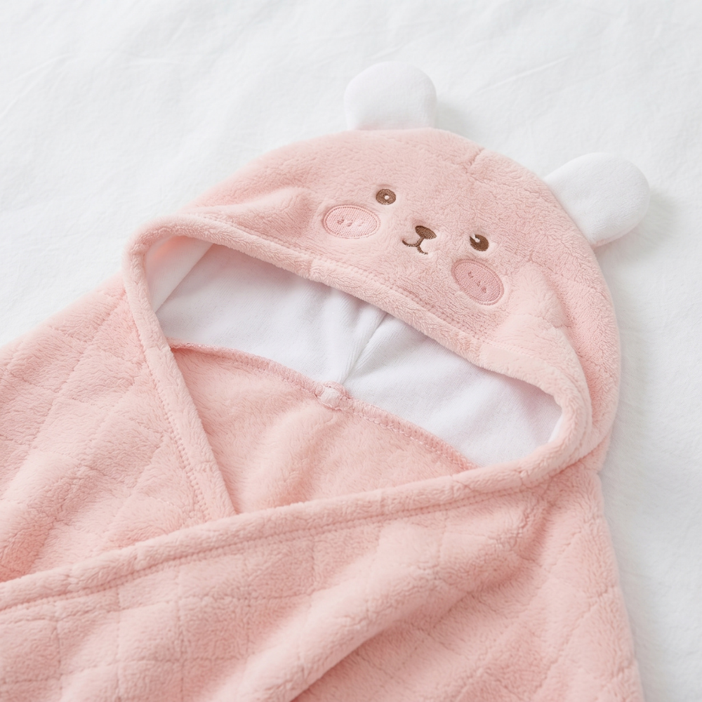 Little Manta Bubble Kids Hooded Towel