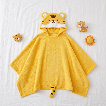 Little Manta Bubble Kids Hooded Towel