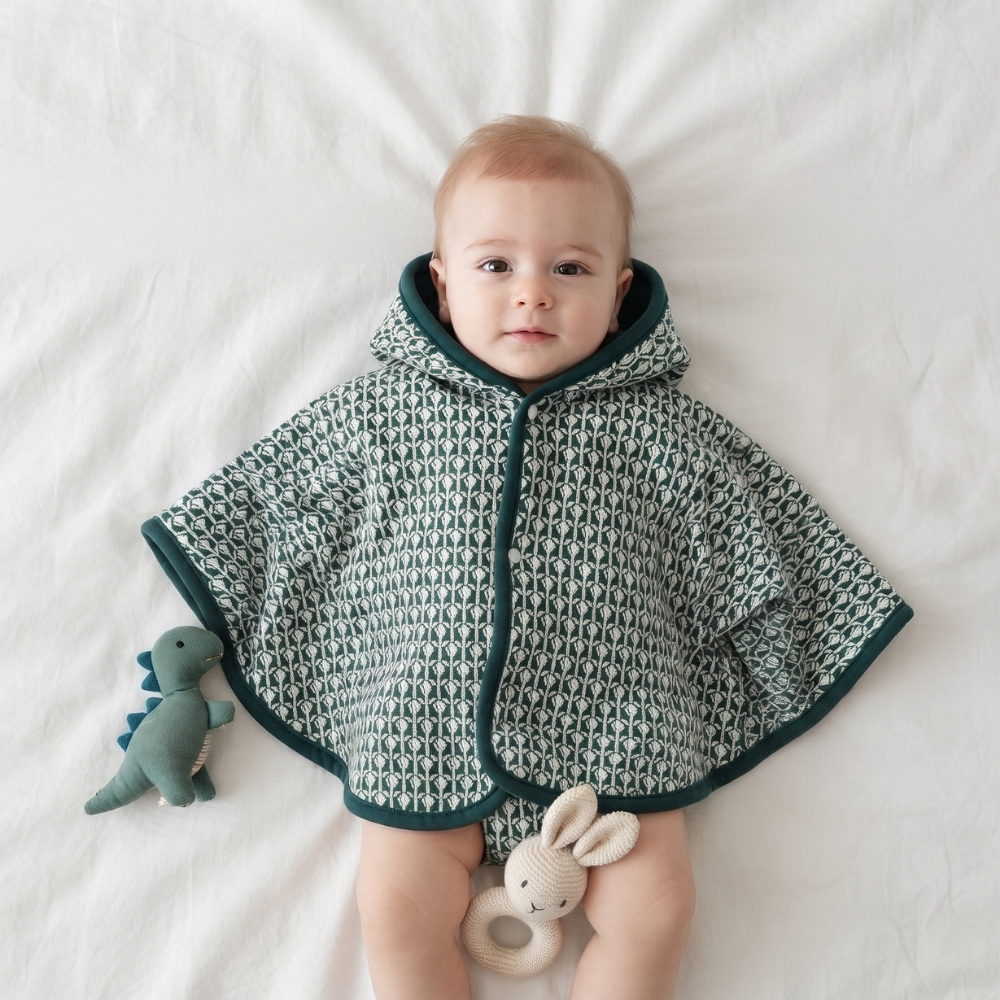 Little Manta Baby Hooded Cape