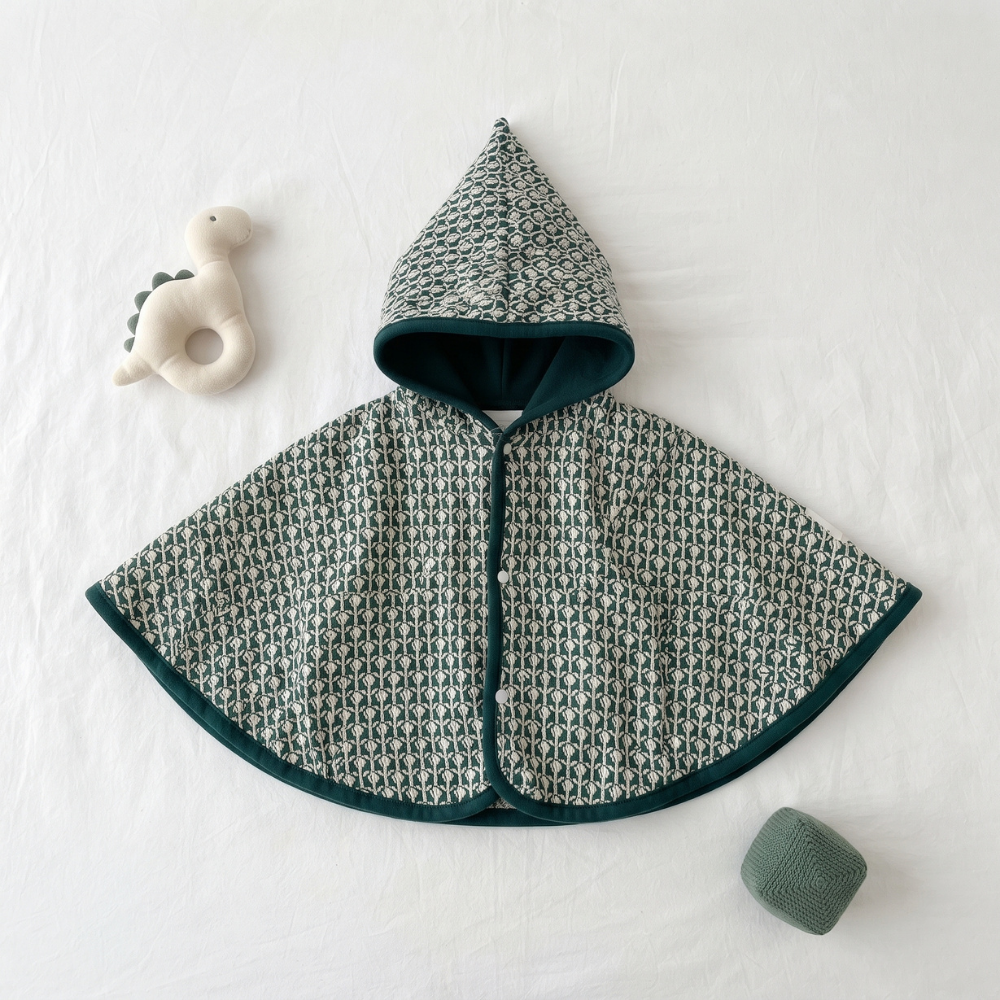 Little Manta Baby Hooded Cape