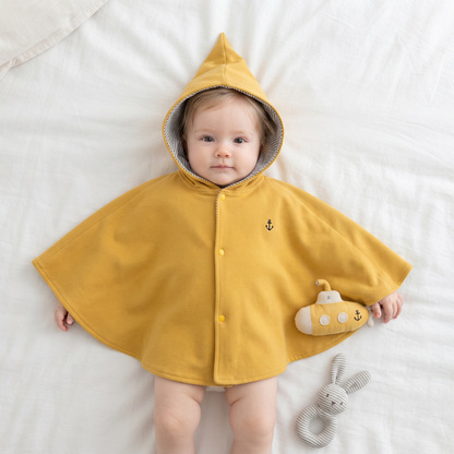 Little Manta Baby Hooded Cape