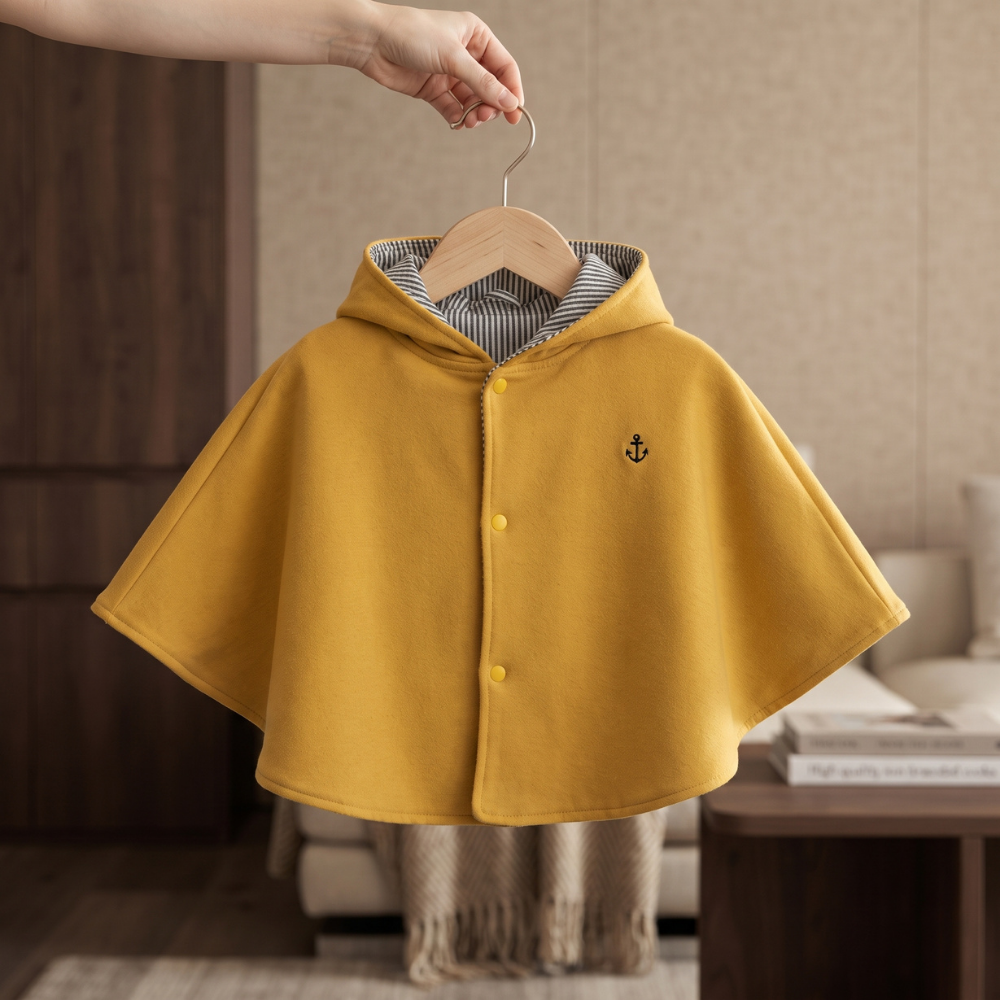 Little Manta Baby Hooded Cape