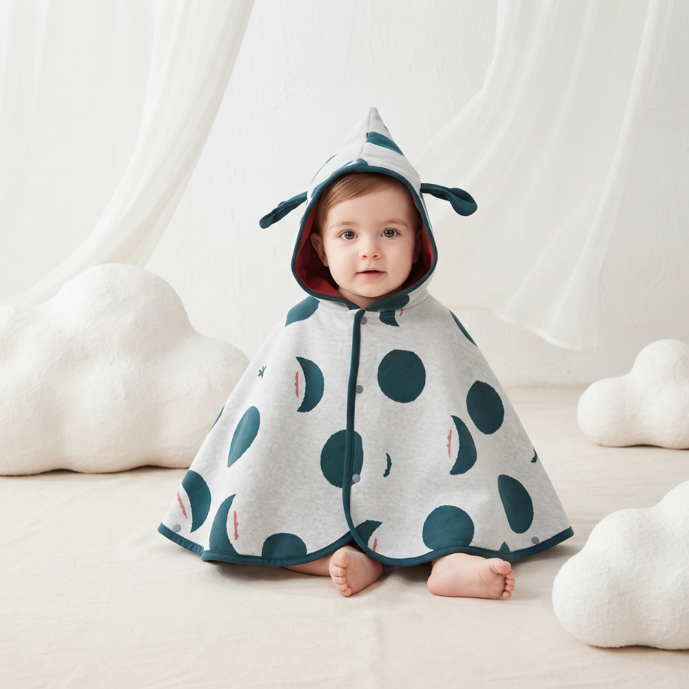 Little Manta Baby Hooded Cape