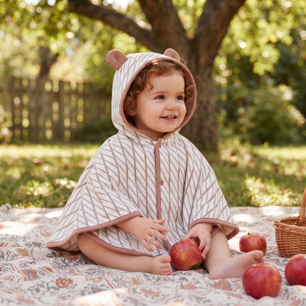 Little Manta Baby Hooded Cape