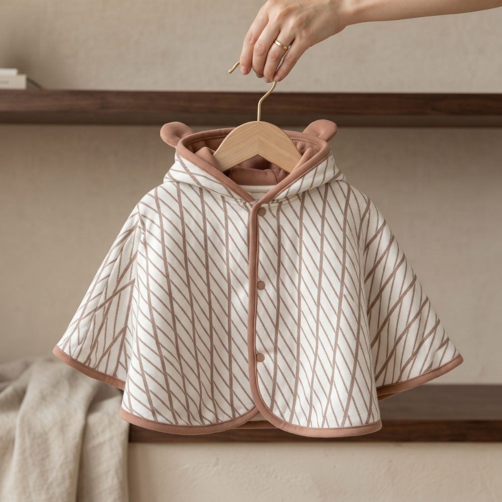 Little Manta Baby Hooded Cape