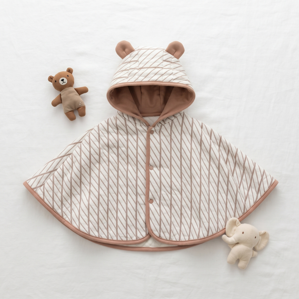 Little Manta Baby Hooded Cape
