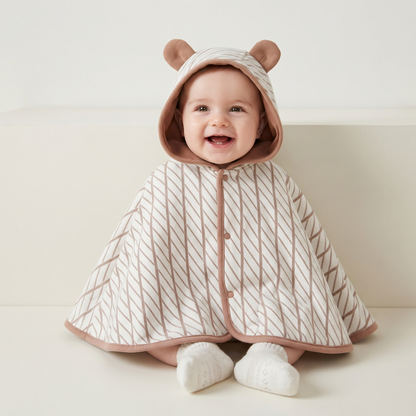 Little Manta Baby Hooded Cape