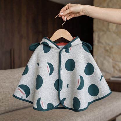 Little Manta Baby Hooded Cape
