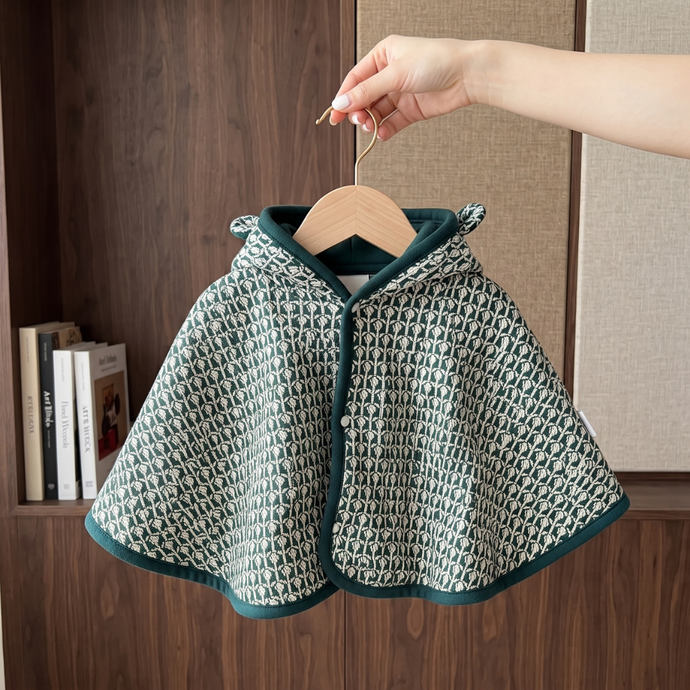 Little Manta Baby Hooded Cape