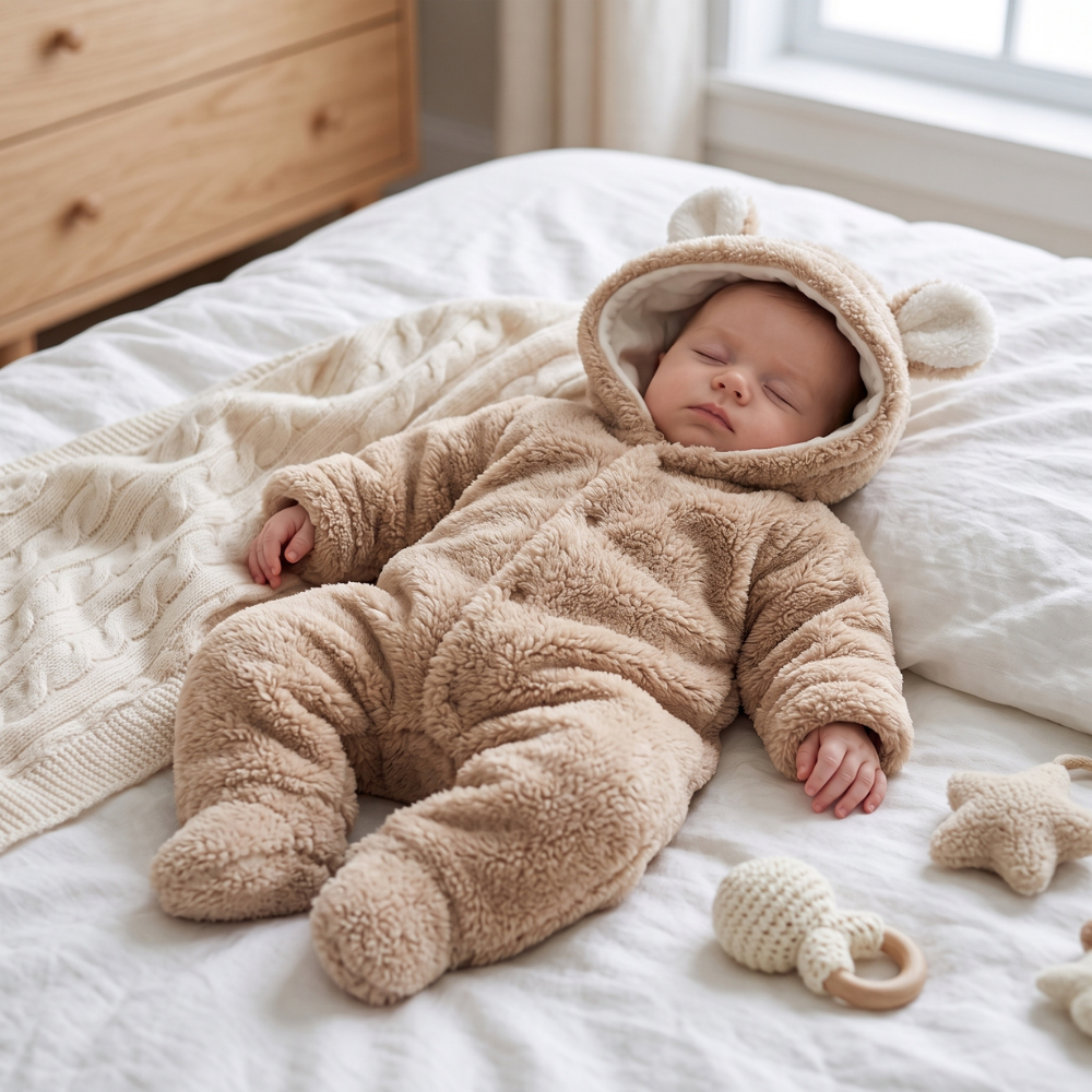 Little Manta Rabbit Baby Romper