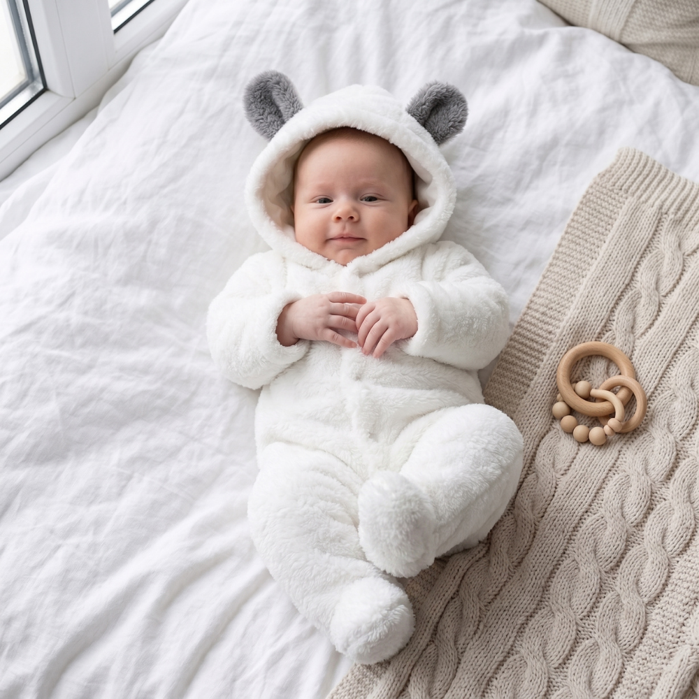 Little Manta Rabbit Baby Romper