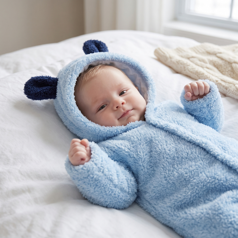 Little Manta Rabbit Baby Romper