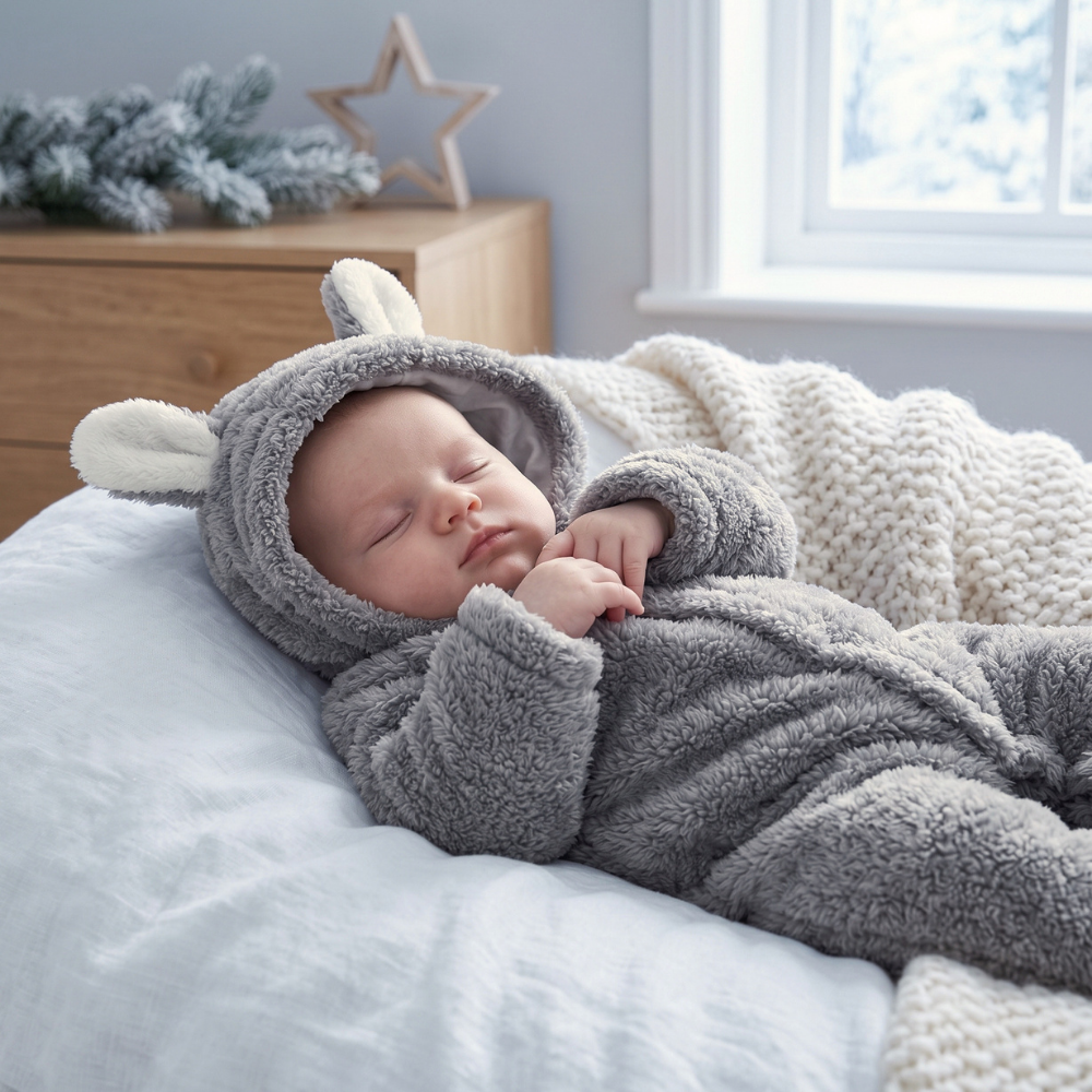 Little Manta Rabbit Baby Romper