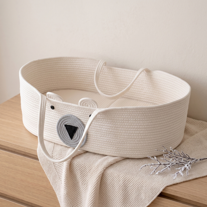 Little Manta Woven Moses Basket