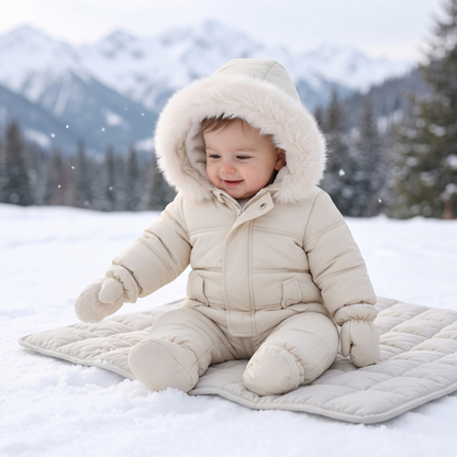 Little Manta Hooded Winter Romper