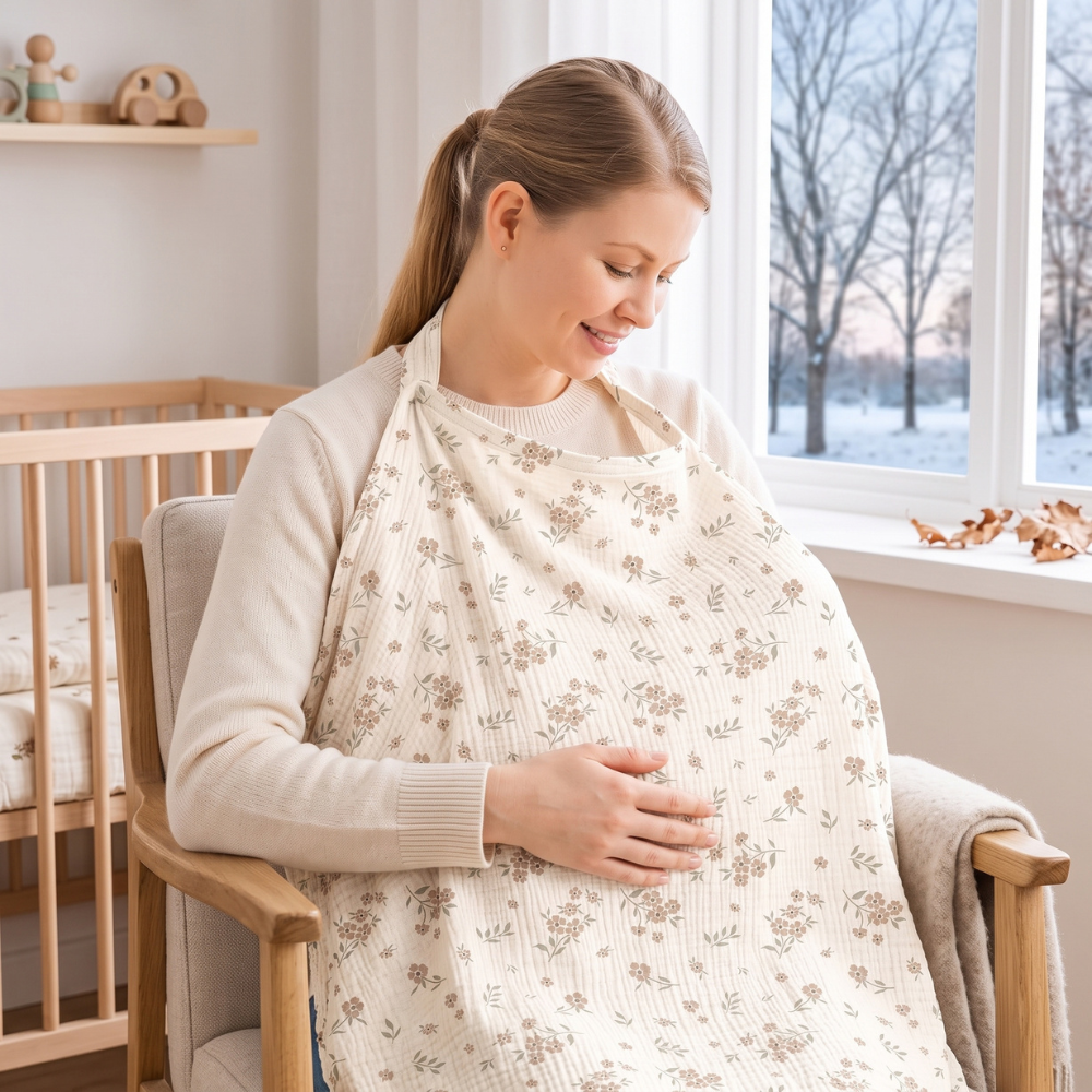 Little Manta Cotton Nursing Cover Towel