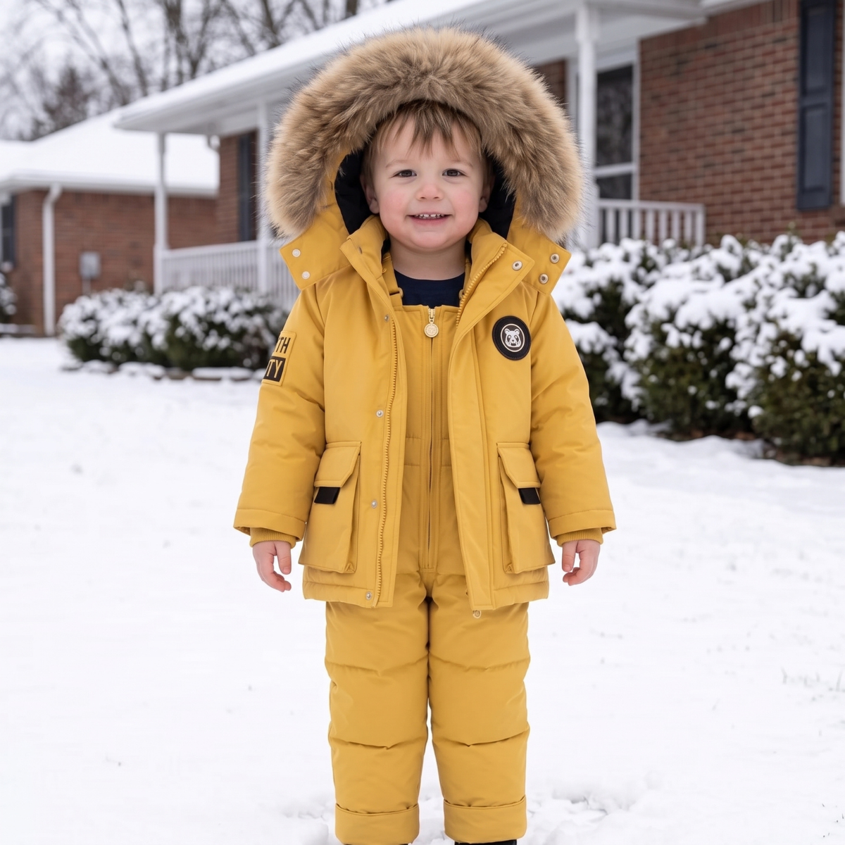 Little Manta Puffer Jacket Set