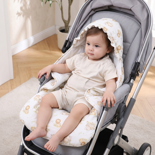 Little Manta Cloud Hooded Baby Blanket